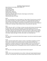 Oral history interview with Jessie Lee