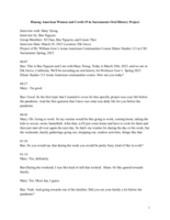 Oral history interview with Mary Xiong