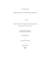 100% that b*tch: Women's bodies as sites of rhetorical resistance