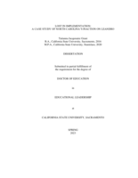 Lost in implementation: A case study of North Carolina's inaction on Leandro