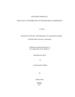 Revisiting Nepantla: Sor Juana's contribution to the rhetoric of difference