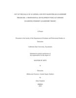 Out of the halls of academia and into mainstream leadership programs: A professional development podcast episode examining feminist leadership theory