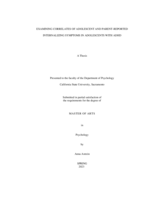 Examining correlates of adolescent and parent-reported internalizing symptoms in adolescents with ADHD