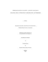 “Democratization of aviation”: A content analysis of unmanned aerial systems policy, proliferation, and terrorism