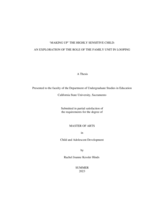‘Making up’ the highly sensitive child: An exploration of the role of the family unit in looping