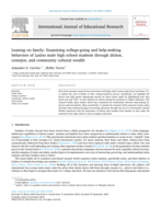 Leaning on Family: Examining College Going Help Seeking Behaviors of Latino Male High School Students through Dichos, Consejos, and Community Cultural Wealth