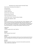 Oral history interview with Cecilia Xiong
