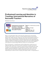 Book Review: Professional Learning and Identities in Teaching: International Narratives of Successful Teachers