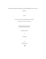 Volitional media multitasking across differing levels of task demand