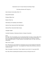 Oral history interview with Peter Cao