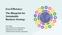 Eco-efficiency: The blueprint for sustainable business strategy