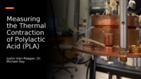 Measuring the thermal contraction of polylactic acid