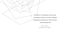 The impact of personal storytelling: Increasing positive attitudes towards marginalized individuals through first-person narratives