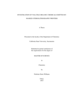 Investigation of volatile organic chemicals emitted by masked stereolithography printers