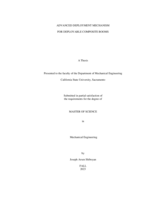 Advanced deployment mechanism for deployable composite booms