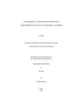 Establishing a stable isotope profile for atmospheric river events in Northern California