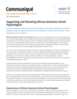 Supporting and Retaining African American School Psychologists