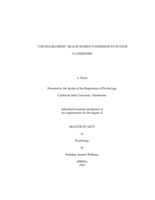 "The double bind": Black women's experiences in STEM classrooms