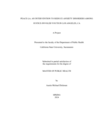 PEACE-LA: An intervention to reduce anxiety disorders among justice-involved youth in Los Angeles, CA