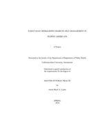 Pamayanan: Reimagining diabetes self-management in Filipino Americans