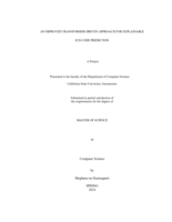 An improved transformer-driven approach for explainable ICD code prediction