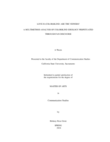 Love is (color)blind: Are the viewers?  A multimethod analysis of colorblind ideology perpetuated through fan discourse