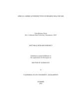 African American perspectives on hearing healthcare