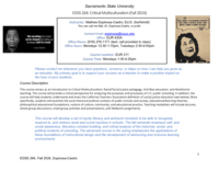 EDSS 264 Fall 2024 Syllabus Critical Multiculturalism - M. Espinosa-Castro