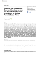 Exploring the Intersections Between Mass Incarceration and Reproductive Injustice: Implications for Critical Feminist Social Work
