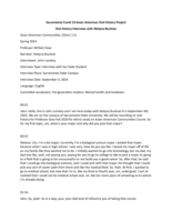 Oral history interview with Malyna Buckner