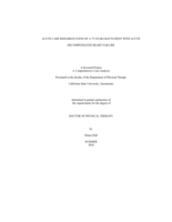 Acute care rehabilitation of a 73-year-old patient with acute decompensated heart failure