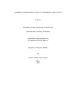 Assessing the implementation of California CARE Courts