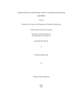 Computational fluid dynamic study of variable bypass shock absorbers