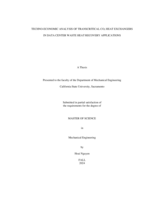 Techno-economic analysis of transcritical CO2 heat exchangers in data center waste heat recovery applications