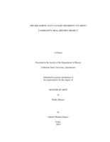 3rd Squadron, 61st Cavalry Regiment (US Army) community oral history project