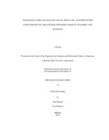 Adolescent ADHD and healthy social media use: An intervention guide for mental health practitioners, parents, teachers, and students