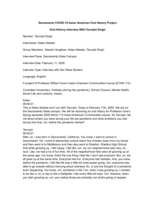 Oral history interview with Tarunjot Singh