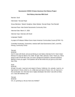 Oral history interview with Scott Yingya Bliatout
