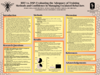 RBT vs. DSP: Evaluating the adequacy of training methods and confidence in managing escalated behaviors