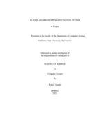 An explainable deepfake detection system