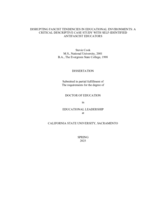 Disrupting fascist tendencies in educational environments: A critical descriptive case study with self-identified antifascist educators