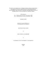 Pláticas con hermanas: Understanding female preschool teachers of color perceptions of the professional development they receive towards the implementation of desired results developmental profile (DRDP)