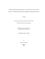 Finding strength in community: A qualitative study on the impact of weekend retreats for mothers of children with 22q