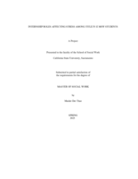 Internship roles affecting stress among Title IV-E MSW students