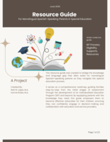 Resource guide for monolingual spanish-speaking parents of children in special education