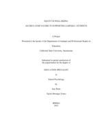Equity in well-being: An educator's guide to supporting LGBTQIA+ students