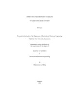 Improving post transient stability  of grid using HVDC system