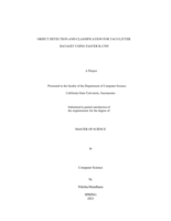 Object detection and classification for taco litter dataset using faster R-CNN