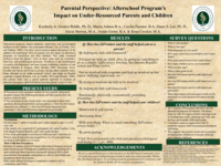 Parental Perspective: Afterschool Program's Impact on Under-Resourced Parents and Children