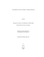 Sacramento County women's asthma program